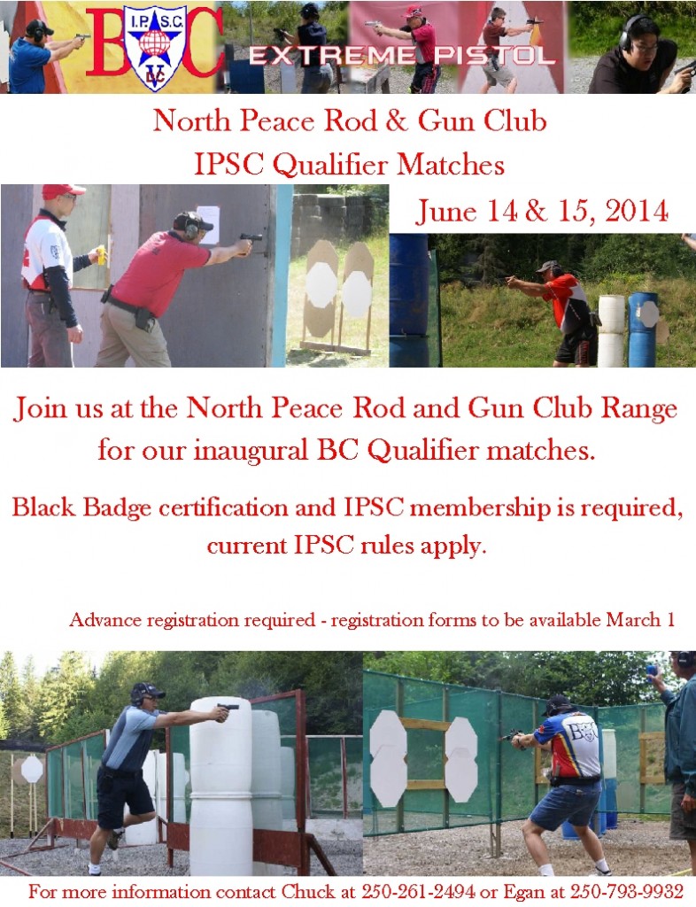 IPSC Qualifier Matchs Poster