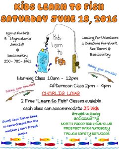 Kids Learn To Fish Poster 2016