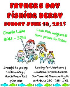 2017 Father's Day Fishing Derby Poster
