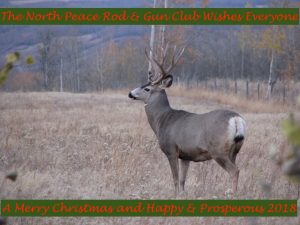 Seasonal Greetings from the North Peace Rod and Gun Club
